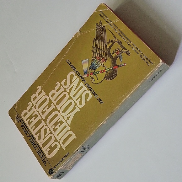 Custer Died For Your Sins An Indian Manifesto by Vine Deloria Jr. 1971 Paperback - Picture 12 of 12